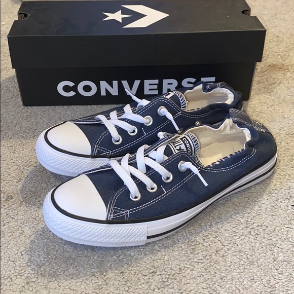Converse Shoes - Athletic Navy Blue Slip on Converse SIZE 8.5